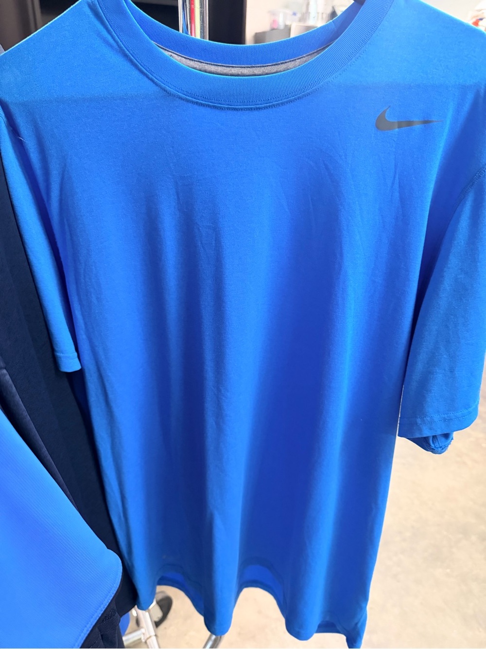 Nike Royal Blue Short Sleeve Dri-FIT Tee Large